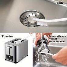 4 Pieces Set Thermomix Cleaning Brushes, Plastic Blade Scrubber And Pot Washer Tools Compatible With Thermomix TM5, TM6, TM31, Monsieur Cuisine Food Mixers - Kitchen Cleaner Accessories