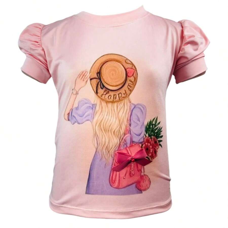 Blouse REF 1007 Children's - 淺粉色 - 查看 1