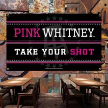 1pc PINK WHITNEY TAKE YOUR SHOT Funny Flag Classical Tapestry Poster Banner For Bar Beer House College Dorm Room Man Cave Tailgates And Parties,Christmas