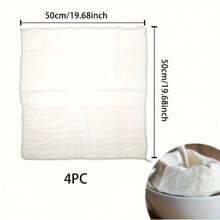 1 szt./2 szt./4 szt. Sitko z gazy do kuchni - wielofunkcyjna niebielona ściereczka do gotowania do sera, jogurtu, mleka orzechowego, bulionu kostnego, herbaty, kawy i innych - wielokrotnego użytku i narzędzie kuchenne - Wiele specyfikacji - Zobacz 16