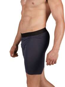 Kit 3 Bermuda Masculina Lisa Térmica Meio da Boxa Conforto Estilo Ciclista Forrada