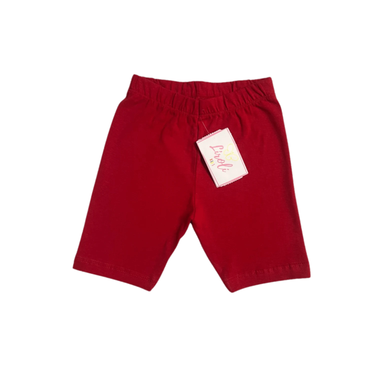 Children's/Youth Cotton Bermuda Shorts For Girls 1 To 16 - Đỏ - Xem 1