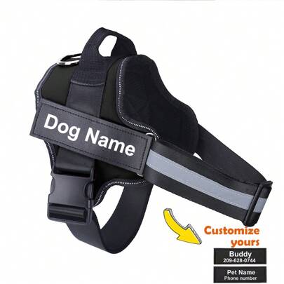Ham personalizat pentru câini, fără tragere, reflectorizant, respirabil, pentru animale de companie, pentru câini mici și mari, accesorii de dresaj pentru plimbări în aer liber, ornamental, pisică, elegant, drăguț, colorat, drăguțe, unic, personalizat, articole pentru casă, cadouri ideale pentru ea, familie, prieteni, iubitori de animale de companie, animale de companie pentru aniversări, pentru zile de naștere, ornamental, gravat, elegant, la modă, colorat, vintage, drăguț, contractat, drăguțe, personalizat, unic, personalizat, personalizat pentru animale de companie pentru aniversări, pentru zile de naștere, zgărzi personalizate pentru animale de companie, și hamuri, local, articole pentru animale de companie, accesorii de Halloween 2025, decor de toamnă