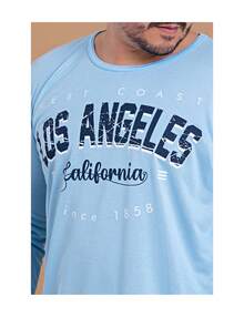 Men's Pajamas Los Angeles - 藏蓝色 - 查看 3