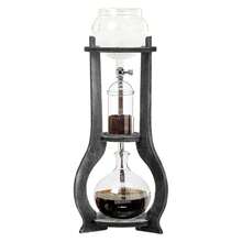 LOYALHEARTDY Torre de goteo para café frío con hielo, cafetera/elaboradora de café de 8 tazas para hogar y oficina, máquina para hacer café, - Gris+Transparente - Ver 10