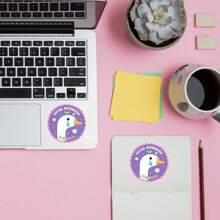 3pcs 2inch Social Gathering Survivor Goose Funny Meme Sticker, Waterproof Mental Health Decal Stickers, Handdrawn Art, Fun PVC Sticker For Water Bottle,Phone,Laptop,Car Bumper,Hard Hat,Tool Box,Note Book/Pad,Gift For Bestie,Friend