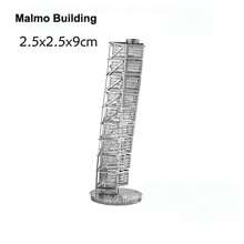 Rompecabezas de metal 3D DIY, kits de ensamblaje de modelos - Puente Golden Gate, Faro, Torre Inclinada de Pisa, Torre Eiffel, Árbol de Navidad, Regalos de Navidad, Rompecabezas 3D, Kit de modelo, Ben