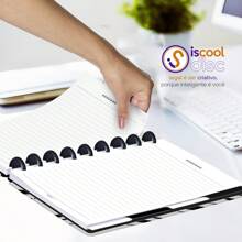 Disco Notebook + Iscool 140 Pages Smart Glamour PB Stripes