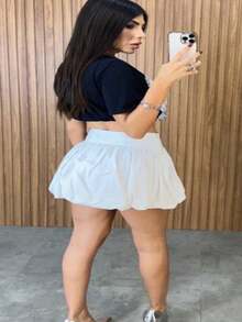 Bubble Skirt Super Balloon Skirt - Weiss - Übersicht 3