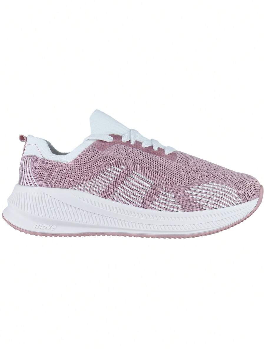 Molekinha Girls' Comfort Jogging Shoes, White/Pink - 2577.104 - 粉色 - 查看 1