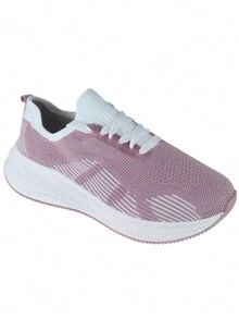 Molekinha Girls' Comfort Jogging Shoes, White/Pink - 2577.104 - 粉色 - 查看 3