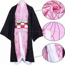 Disfraz Cosplay Nezuko Kamado Anime Kimono