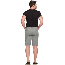 Scaraboto Men's Slim Casual Bermuda Shorts Colorful Launch Premium Line - 灰色 - 查看 6