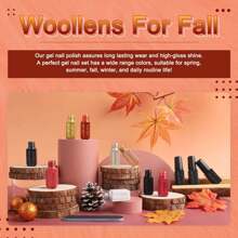 Lavender Violets Gel-Nagellack-Set 13 Pcs glitzernde Farben Halloween Orange Gloden Night Band LED Soak-Off mit Basislack matt-n No Wipe Top Coat, Nagelfeile UV Gelnägel Maniküre Kit F625