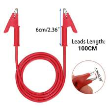 25PCS Electrical Alligator Clips Test Lead Jumper Wire Crocodile Cable Wire 1M UK - Multicolor - View 3