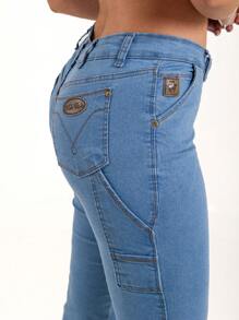 Women's Carpenter Jeans - Lavado ligero - Ver 8
