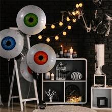 3pcs 22inch Inflatable Eyeball Halloween Themed Party Decorations - Multicolor - View 1