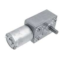 Motor Reductor de 12V Encoder de Motor de Engranaje Helicoidal de Alto (6rpm) - Plateado - Ver 11