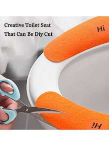 浴室马桶座垫 - 马桶座垫套防滑软垫马桶座圈加热器，柔软，舒适，可清洗，易于安装，可重复使用马桶盖套