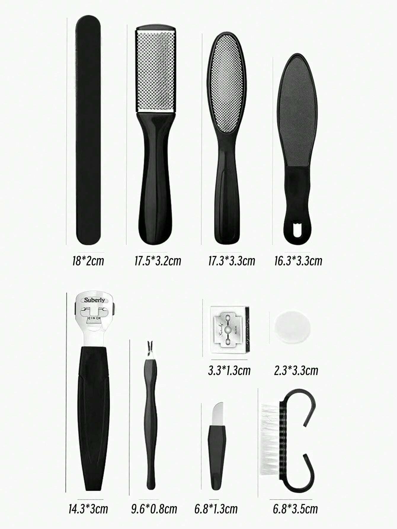 1/8/10pcs Foot Rub Pedicure Set Scraping Foot File,Exfoliating Clean