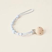 1pc Baby Anti-Drop Chain Pacifier Clips Silicone Beads Infant Nipple Appease Soother Chain Clips Dummy Holder Nipple Clip