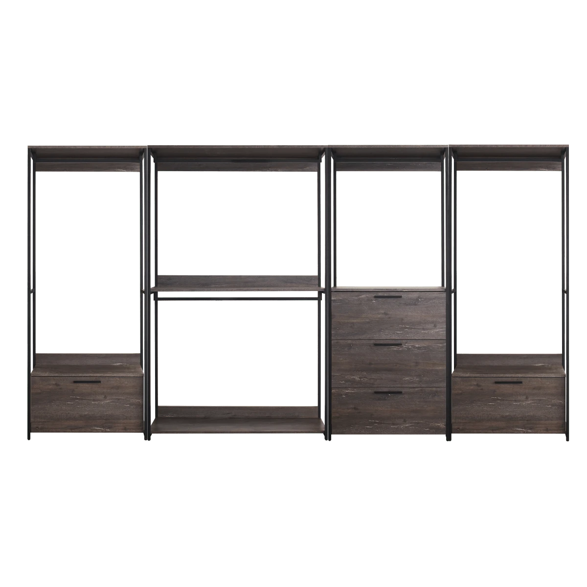 Monica Wood WalkIn Closet System SHEIN USA