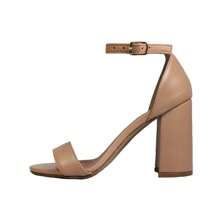 Women Heeled Sandals - Beige - View 2