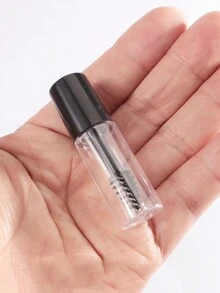 1 件/5 件 3ml 睫毛膏空管，迷你透明，可再填充 DIY 化妆品空瓶，适用于旅行化妆品分配器 - 黑色 - 查看 2