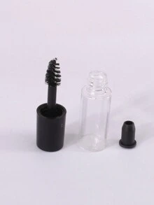 1 件/5 件 3ml 睫毛膏空管，迷你透明，可再填充 DIY 化妆品空瓶，适用于旅行化妆品分配器 - 黑色 - 查看 5