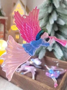 1 đồ trang trí Giáng sinh Acrylic nhiều màu, Đồ trang trí treo cây thông Noel, Tuần lộc, Người tuyết, Bông tuyết, Mặt dây chuyền vòng hoa, Đồ trang trí Giáng sinh, Trang trí tiệc tại nhà - Nhiều màu - Xem 9