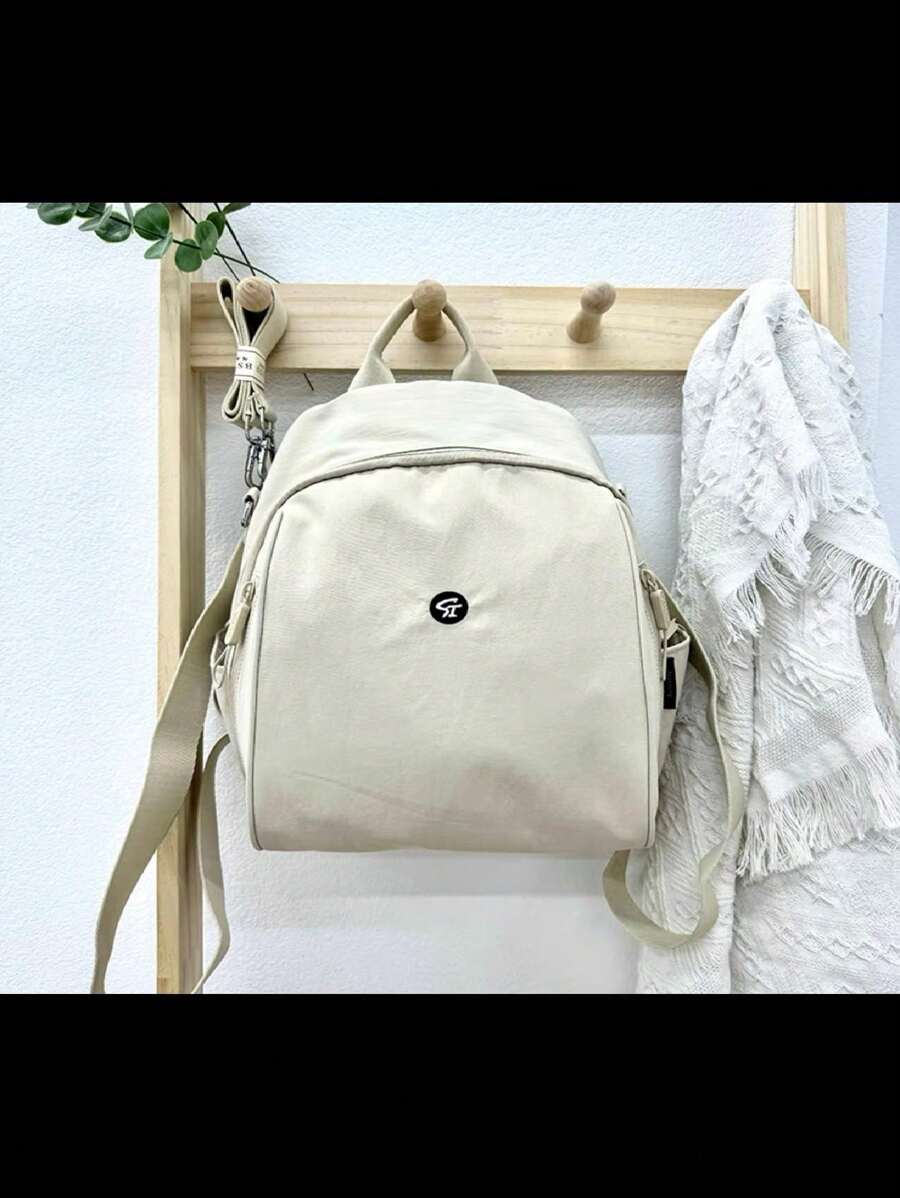 Multi Functional Women Backpack Waterproof Shoulder Bag For Girls Large Capacity Travel Backpacks - 白色 - 查看 1