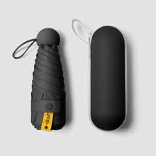 1把迷你折叠伞，带伞套，6根伞骨，便携轻巧，适合户外旅行，全天候使用，春夏必备，伴娘礼物，房间装饰，卧室装饰，海滩，旅行，男女通用，度假，可爱小物，母亲节礼物，卧室装饰，花园，厨房装饰，夏季，海滩，旅行必备，房间装饰，软萌，毕业季礼物 - 彩色 - 查看 17