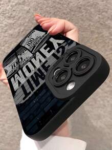 苹果标语手机壳适用于 15 Pro Max、新款 14、时尚 13 Pro、12、11、8 Plus、X、XS、XS Max - 男女通用设计防水防震防摔防刮 - 彩色 - 查看 3