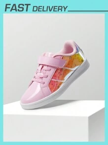 Girls Sneakers Toddler Little Kids Tennis School Walking Shoes Lightweight Comfortable - 粉色 - 查看 2
