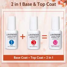 Lavender Violets 6 Farben Acryl-Dip-Pulver-System French Nagelkunst Maniküre Dipping Powder Nagelpuder 2in 1 Basis & Top Coat Aktivator Nagelbürste Nagelfeile M206
