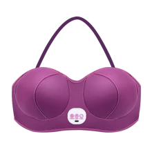 Hailicare 便携式胸部按摩器，振动按摩，热敷加压，5种模式，3档可调节，可调节绑带，适合不同胸型