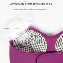 Hailicare 便携式胸部按摩器，振动按摩，热敷加压，5种模式，3档可调节，可调节绑带，适合不同胸型