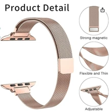 Compatível com Apple Watch Band 38mm 40mm 41mm 42mm 44mm 45mm 49mm, Aço inoxidável Fino e Fino Milanese Fecho Magnético Pulseira Mulheres e Homens Substituição Banda Compatível com Apple Watch Série SE 9 8 7 6 5 4 3 2 1