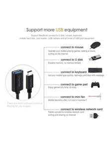 Cabo Adaptador Otg Tipo C Pendrive Para Celular Tablet Mp3