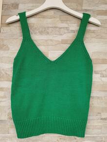 Modal Tank Top Women's Blouse 2025 - verde - Xem 2