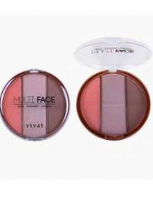 Paleta 3 em 1 MultiFace Contorno Bronzer Iluminador