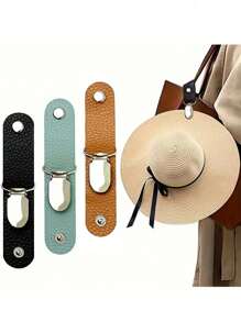 Kẹp mũ vải du lịch - Dụng cụ tổ chức đa năng nhẹ, phụ kiện ba lô để cất mũ tiện lợi Quà tặng Halloween Quà tặng Giáng sinh - Nhiều màu - Xem 1