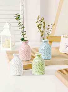 1 chiếc bình gốm nhỏ, kiểu dáng tối giản, thích hợp để trang trí nhà cửa, bàn cà phê, kệ sách, bình đơn, quà tặng sinh nhật/tốt nghiệp, bình thủy tinh trang trí phòng. - Nhiều màu - Xem 3