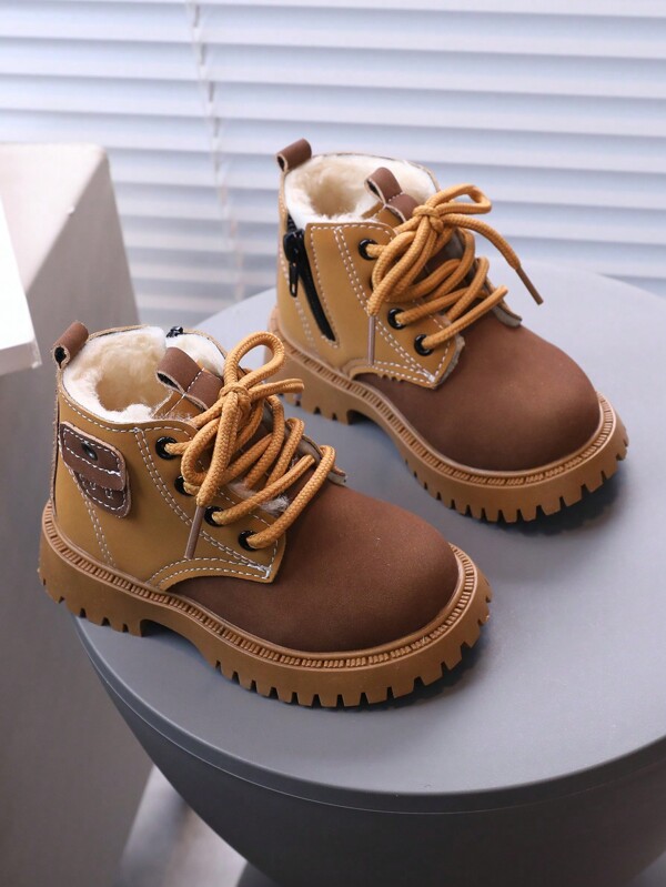 2024 Winter New Kids  Boots, Fashion Children Short Boots, Toddler Warm Boots