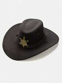 1 件男女通用秋冬牛仔帽，西式休闲太阳帽，适合万圣节服装，适合秋夏旅行 - 彩色 - 查看 5