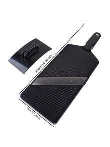 Multi-Purpose Plastic Cabbage Slicer - Manual Vegetable Shredder And Grater Tool For Shredding Cabbage, Slicing Greens, Making Coleslaw - Black - View 14