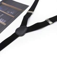 1 pieza Tirantes elásticos ajustables de unicolor multiestación unisex, adecuados para fiestas, bodas y otras ocasiones formales, accesorios de otoño-invierno para disfraces de Halloween, adecuados para adolescentes, jóvenes, hombres, uso casual, al aire libre, deportivo, vacaciones, regalos de graduación, cumpleaños, uso diario para salir, bodas y fiestas, y como regalo de disfraz de Halloween