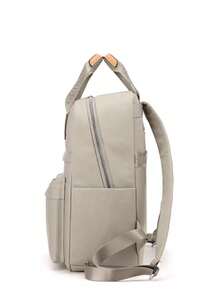 Women's Backpack Men's Korean School Backpack Large Capacity Waterproof - 紅色 - 查看 2