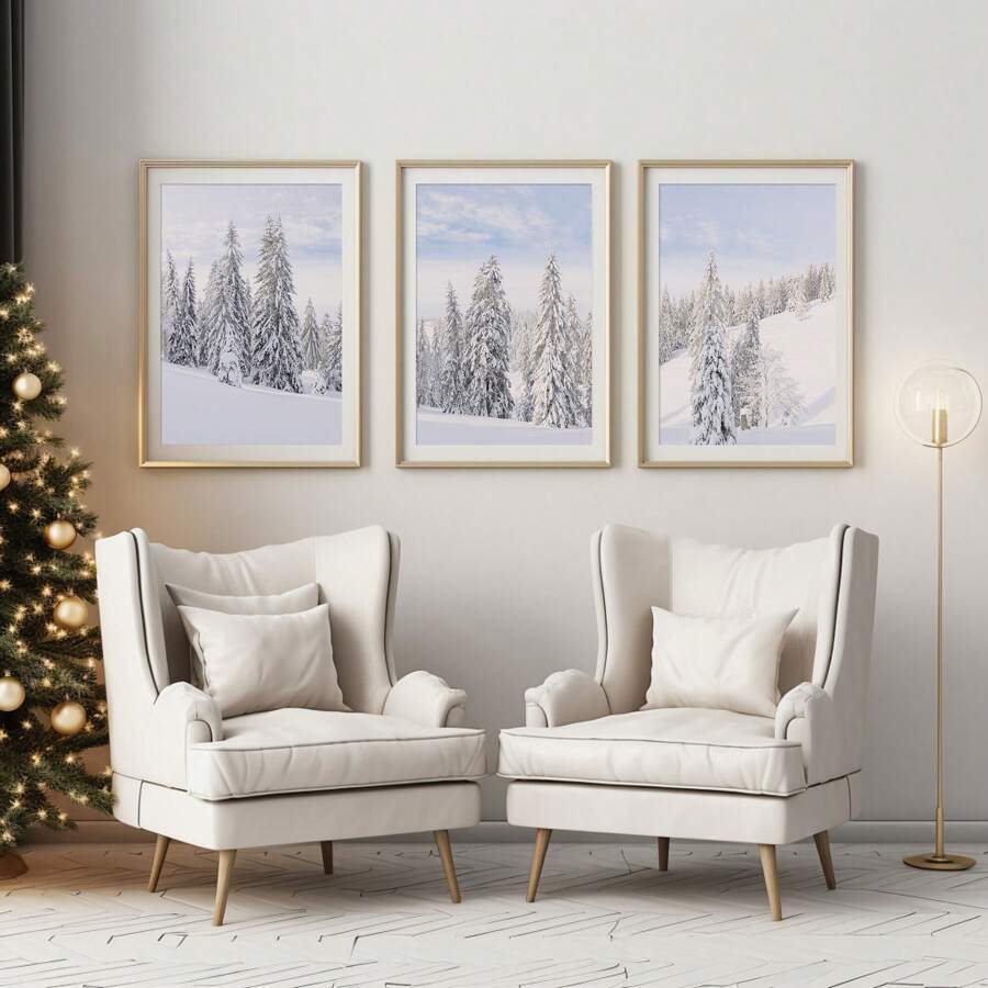 Bộ 3 cây Giáng sinh Poster Tranh vải Canvas Rừng mùa đông In hình Rừng mùa đông tuyết Nghệ thuật treo tường Trang trí nhà theo phong cách Bắc Âu Không có khung Trang trí Giáng sinh Trang trí XMAS Cây thông Noel Quà tặng Trang trí Lễ Tạ ơn Trang trí nhà đám cưới Trang trí nhà Trang trí mùa thu Trang trí mùa thu Trang trí sinh nhật Quà tặng Đồ dùng tiệc tùng Trang trí lễ hội trong nhà Trang trí Halloween Trang trí tường Đồ trang trí Halloween - Nhiều màu - Xem 1