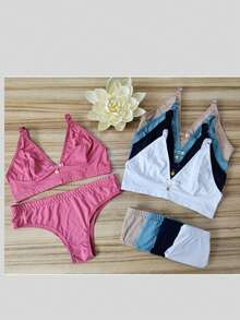 Luna Comfort Bra Set For Adults And Youth Polyamide Women's Underwear - 彩色 - 查看 1